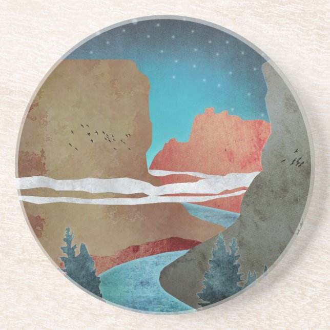 Canyon Birds Coaster (Front)