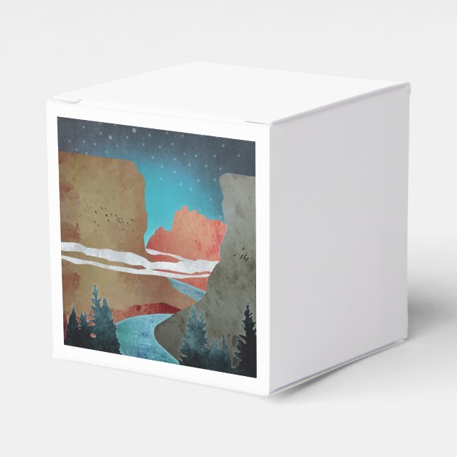 Canyon Birds Favour Box (Front Side)