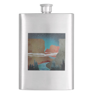 Canyon Birds Hip Flask