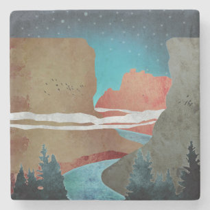 Canyon Birds Stone Coaster