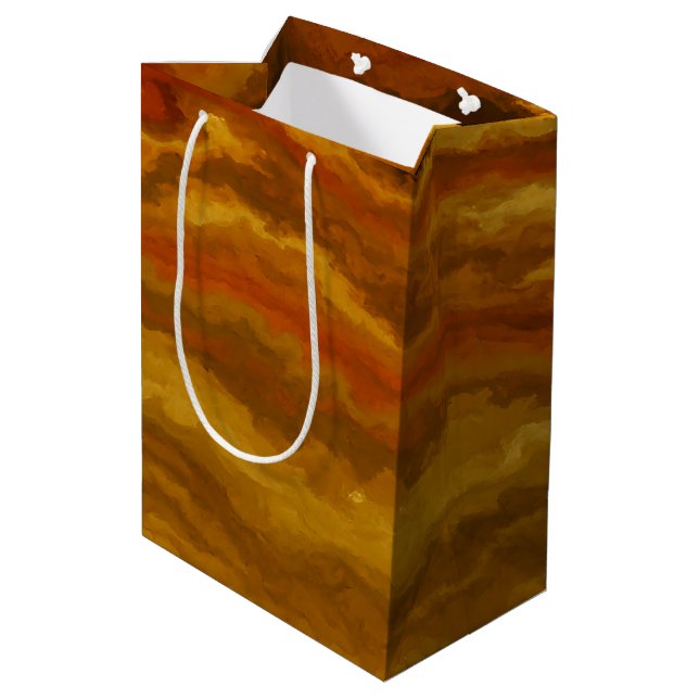 Canyon Colours Earthy Natural Southwestern Medium Gift Bag (Back Angled)