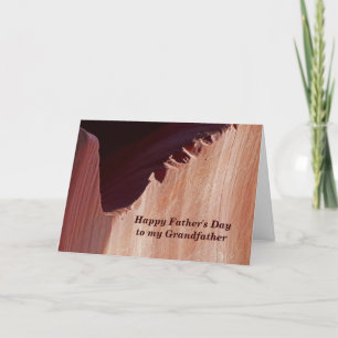 Canyon Crosscut Happy Father's Day Grandfather Card