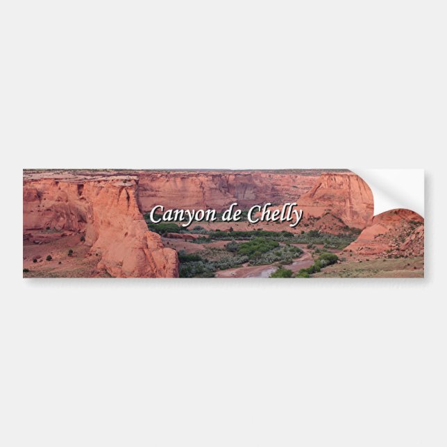 Canyon de Chelly, Arizona, at sunset Bumper Sticker (Front)