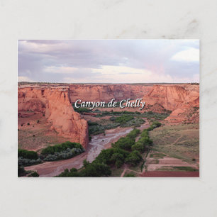 Canyon de Chelly, Arizona, at sunset Postcard
