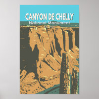 Canyon De Chelly National Monument Arizona Vintage