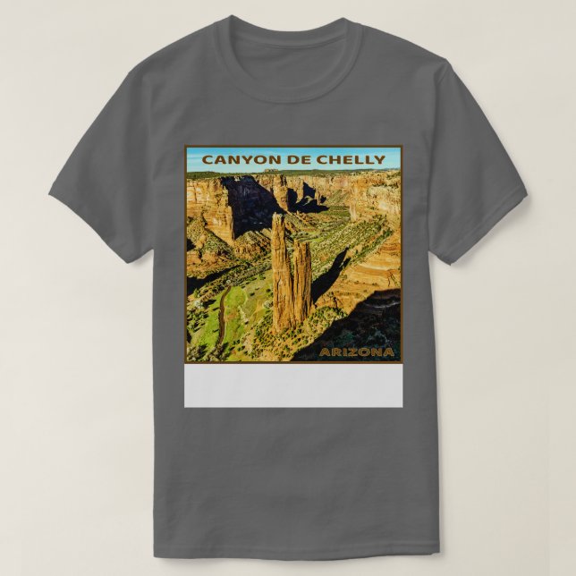 Canyon de Chelly Spider Rock TShirt (Design Front)
