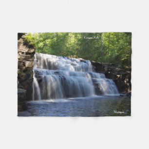 Canyon Falls fleece blanket