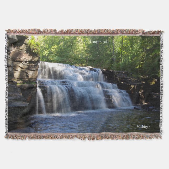 Canyon Falls throw blanket (Front)