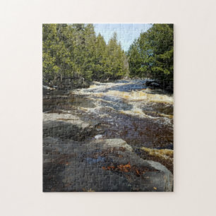 Canyon Falls Waterfall Jigsaw Puzzle