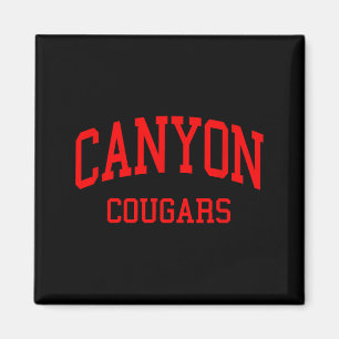 Canyon High School Hs New Braunfels Tx Retro  Magnet