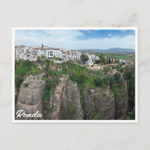 Canyon in Ronda Andalusia, Spain Postcard