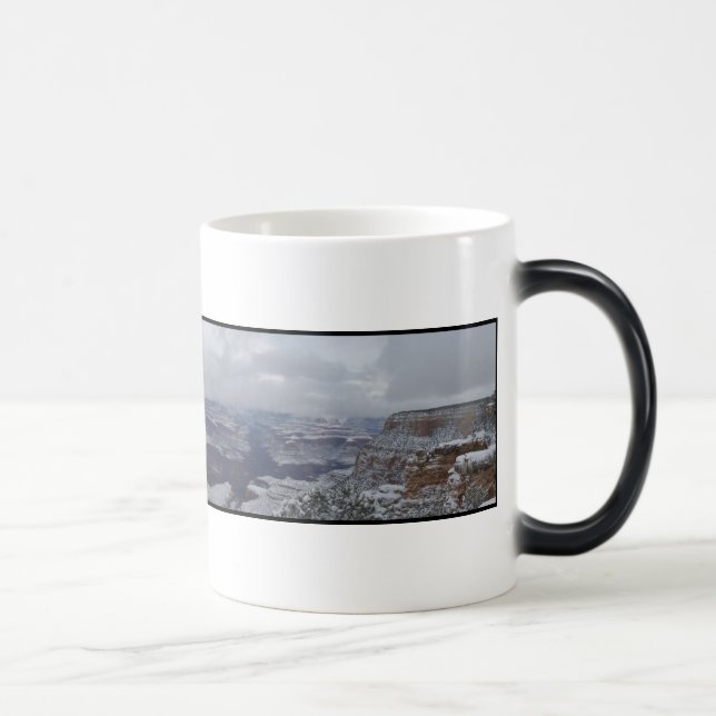 Canyon in Snow Magic Mug (Right)