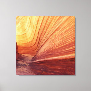 Canyon Kissed by the Sun Print on Canvas 24" x 24"