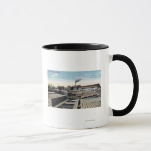 Canyon Lumber Mill Scene Mug