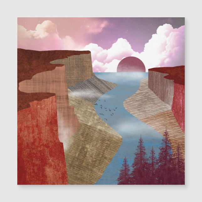 Canyon Ocean Landscape (Front)