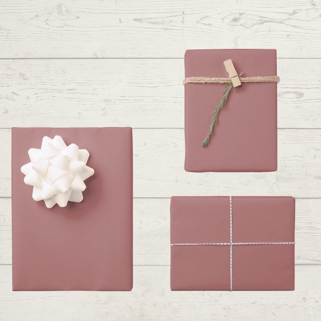 Canyon Rose Solid Colour Wrapping Paper Sheet (Creator Uploaded)