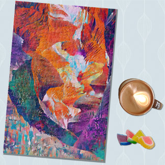 Canyon semi -bstract art puizzle jigsaw puzzle