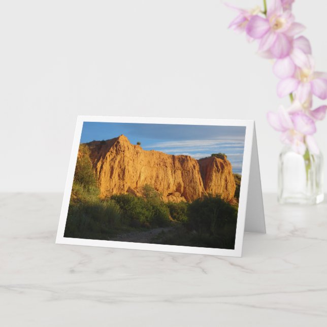 Canyon Wall Landscape Card (Orchid)