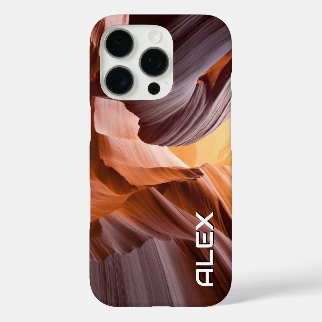 Canyon Wave Sandstone Pattern Earthy Tones Case-Mate iPhone Case (Back)