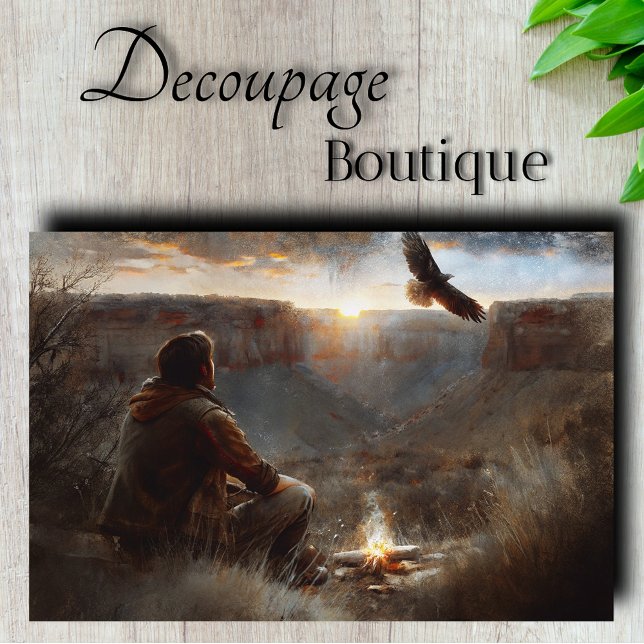 Canyon Wilderness Decoupage Tissue Paper (Canyon Wilderness Decoupage Tissue Paper)