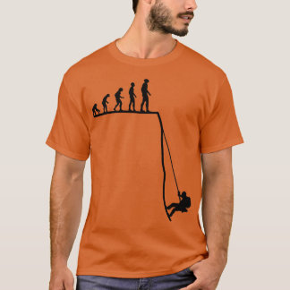 Canyoning Hiking Canyoneering Abseiling Evolution  T-Shirt