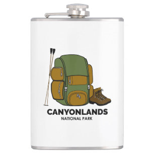 Canyonlands National Park Backpack Hip Flask