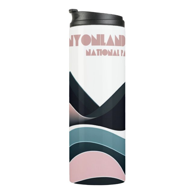 Canyonlands National Park Coloured Hills Thermal Tumbler (Rotated Right)