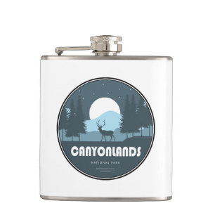 Canyonlands National Park Deer Hip Flask
