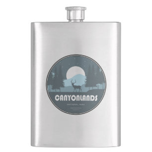 Canyonlands National Park Deer Hip Flask