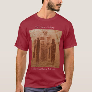 Canyonlands National Park Great Gallery Rock Art T-Shirt