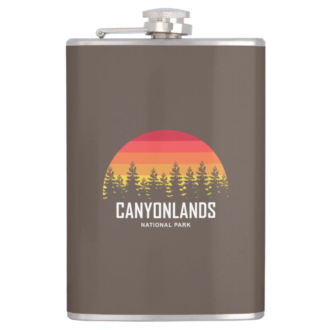 Canyonlands National Park Hip Flask (Front)