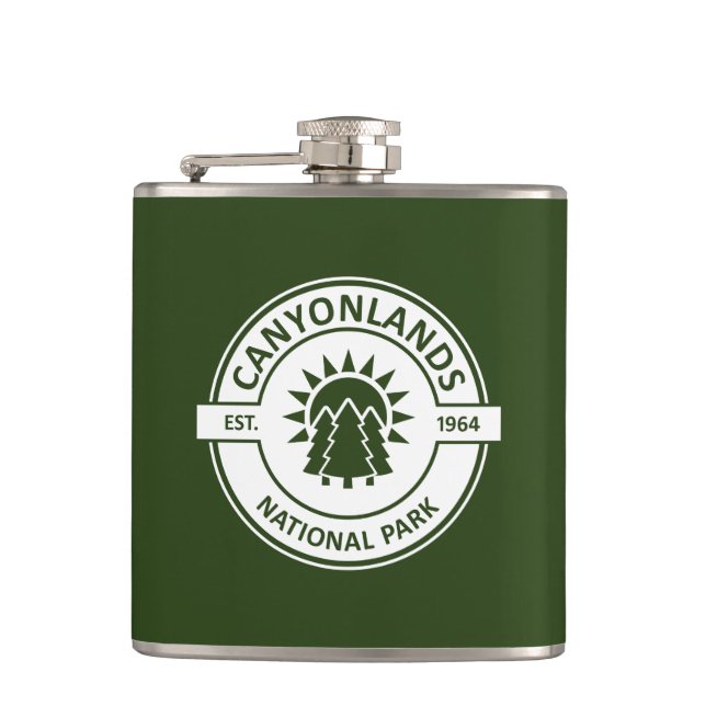 Canyonlands National Park Hip Flask (Front)
