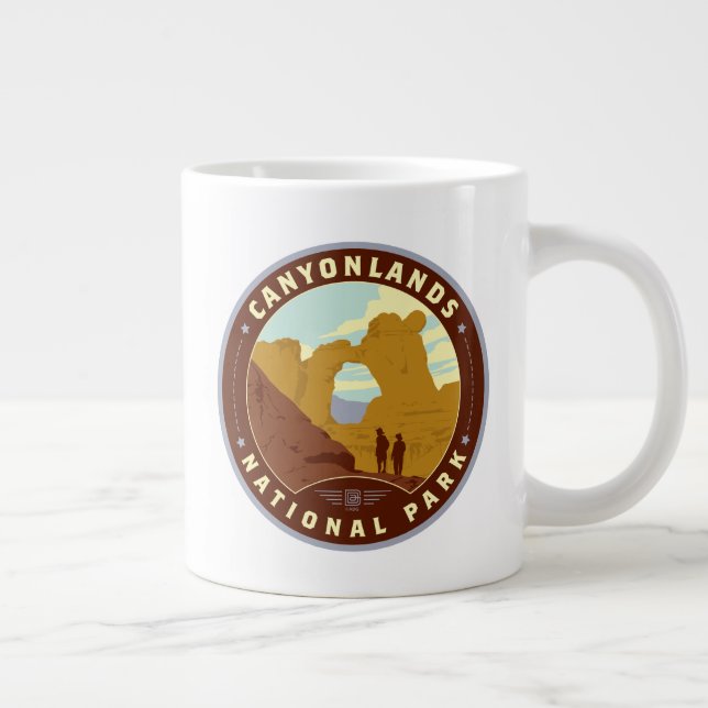 Canyonlands National Park Large Coffee Mug (Right)