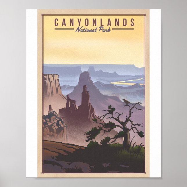 Canyonlands National Park Litho Artwork Poster (Front)