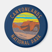 Canyonlands National Park Moab Travel Art Vintage