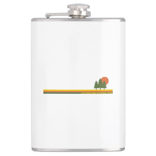 Canyonlands National Park Pine Trees Sun Hip Flask