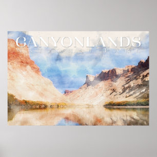 Canyonlands National Park Poster, Utah Print