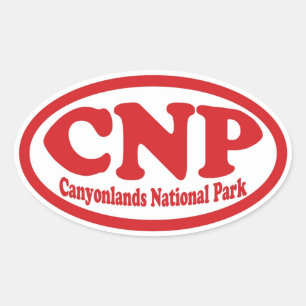 Canyonlands National Park red oval sticker