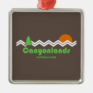 Canyonlands National Park Retro Metal Tree Decoration