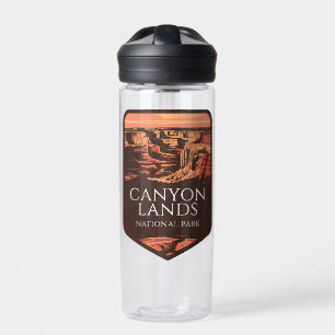 Canyonlands National Park Sunset Emblem Water Bottle