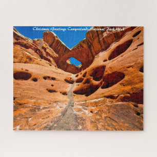Canyonlands National Park Utah. Christmas Greeting Jigsaw Puzzle
