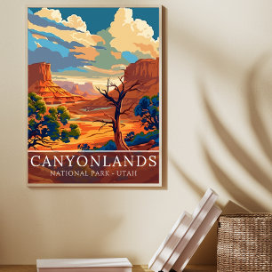 Canyonlands National Park Utah Desert Landscape Poster