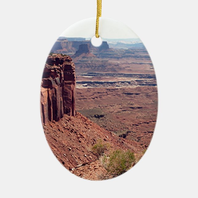 Canyonlands National Park, Utah, Southwest USA 4 Ceramic Tree Decoration (Front)