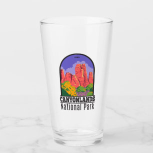 Canyonlands National Park Utah Vintage Glass