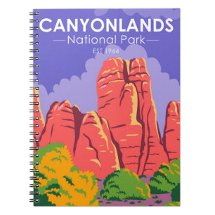 Canyonlands National Park Utah Vintage Notebook