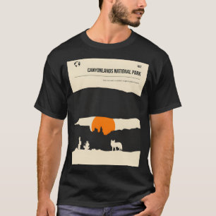 Canyonlands National Park Vintage Minimal Retro Tr T-Shirt