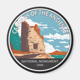 Canyons of the Ancients National Monument Circle Magnet
