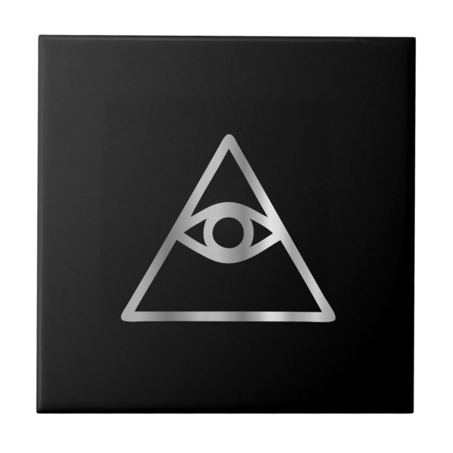 Cao dai Eye of Providence- Religious icon Tile (Front)