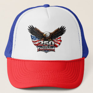 Cap 250th Independence Day American Eagle Trucker
