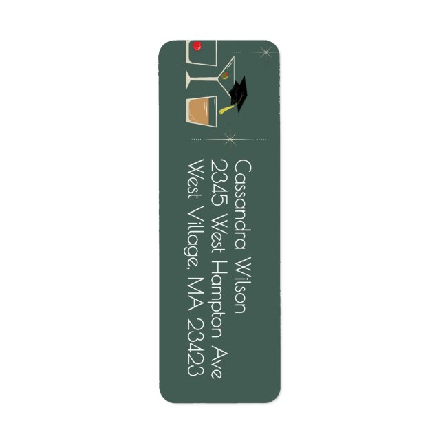 Cap and Cocktail Graduation Party (Front)